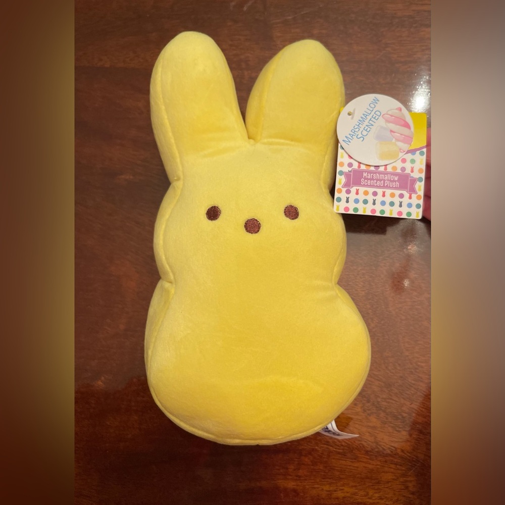 NEW! Marshmallow Scented Yellow Peeps Plush! Easter Plushie, Scented
